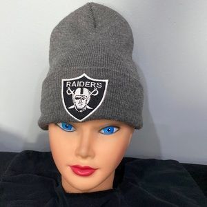 VTG Raiders Embroidered Knit Skullcap. Lightly Worn. 90’s Era
